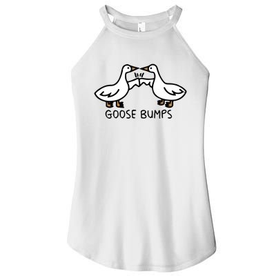 Goose Bump funny animal lover Women’s Perfect Tri Rocker Tank