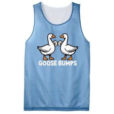 Goose Bumps Funny Pun Bff Goose Geese Humor Mesh Reversible Basketball Jersey Tank