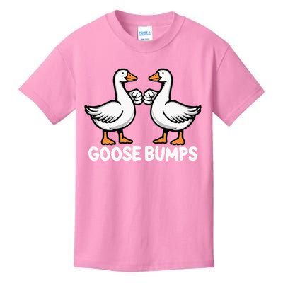 Goose Bumps Funny Pun Bff Goose Geese Humor Kids T-Shirt