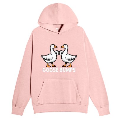 Goose Bumps Funny Pun Bff Goose Geese Humor Urban Pullover Hoodie