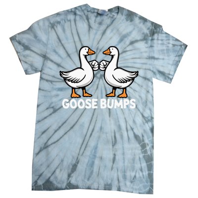 Goose Bumps Funny Pun Bff Goose Geese Humor Tie-Dye T-Shirt