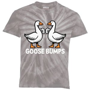 Goose Bumps Funny Pun Bff Goose Geese Humor Kids Tie-Dye T-Shirt