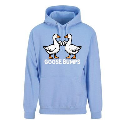 Goose Bumps Funny Pun Bff Goose Geese Humor Unisex Surf Hoodie