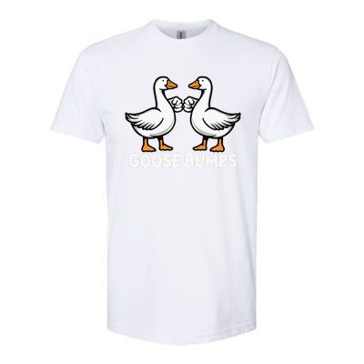 Goose Bumps Funny Pun Bff Goose Geese Humor Softstyle CVC T-Shirt