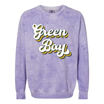 Green Bay Football Colorblast Crewneck Sweatshirt