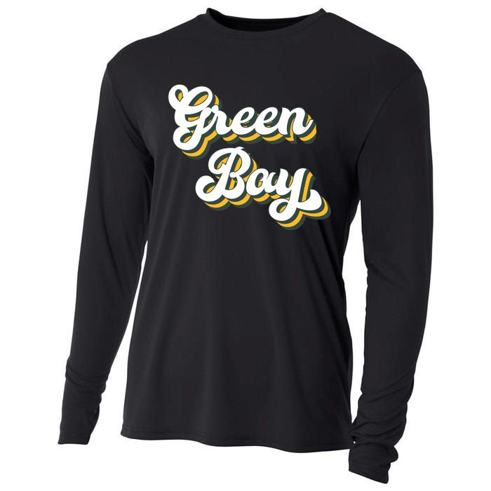 Green Bay Football Cooling Performance Long Sleeve Crew