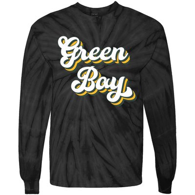 Green Bay Football Tie-Dye Long Sleeve Shirt