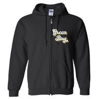 Green Bay Football Full Zip Hoodie