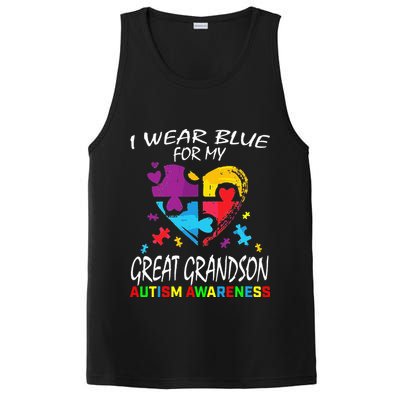 Grandma Blue For My Great Grandson Autism Support PosiCharge Competitor Tank