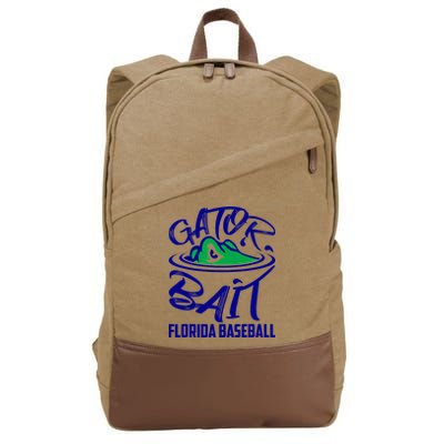 Gator Baseball Florida Baseball Cotton Canvas Backpack