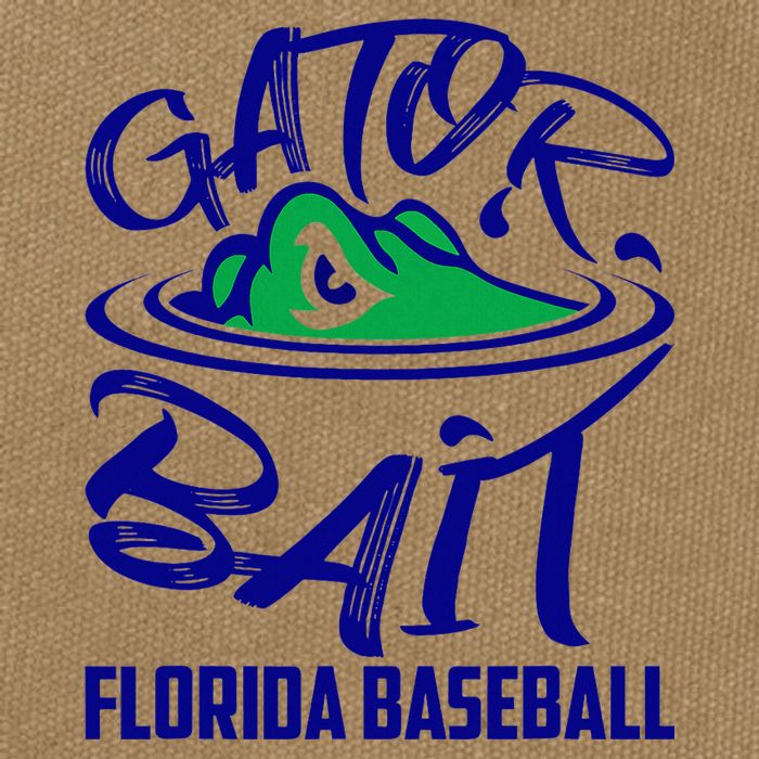 Gator Baseball Florida Baseball Cotton Canvas Backpack