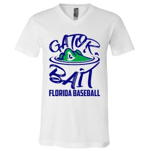 Gator Baseball Florida Baseball V-Neck T-Shirt