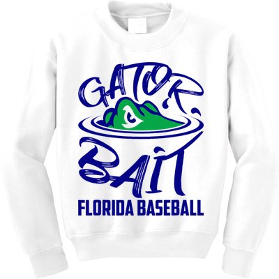 Gator Baseball Florida Baseball Kids Sweatshirt
