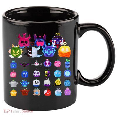 Game Blox Fruits 11oz C Handle Ceramic Mug