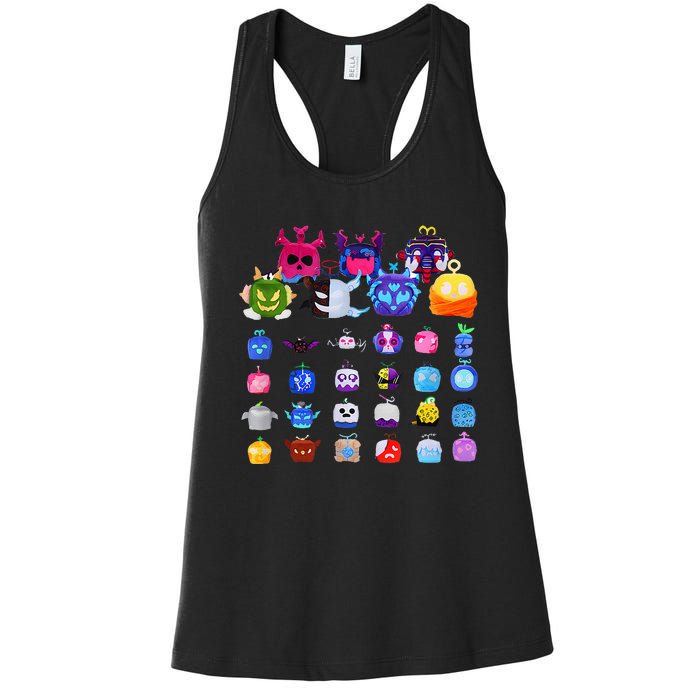 Game Blox Fruits Women's Racerback Tank