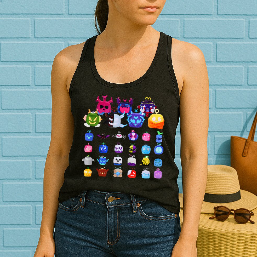 Game Blox Fruits Womens Tank Top