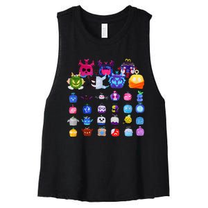 Game Blox Fruits Women's Racerback Cropped Tank