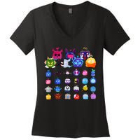 Game Blox Fruits Women's V-Neck T-Shirt