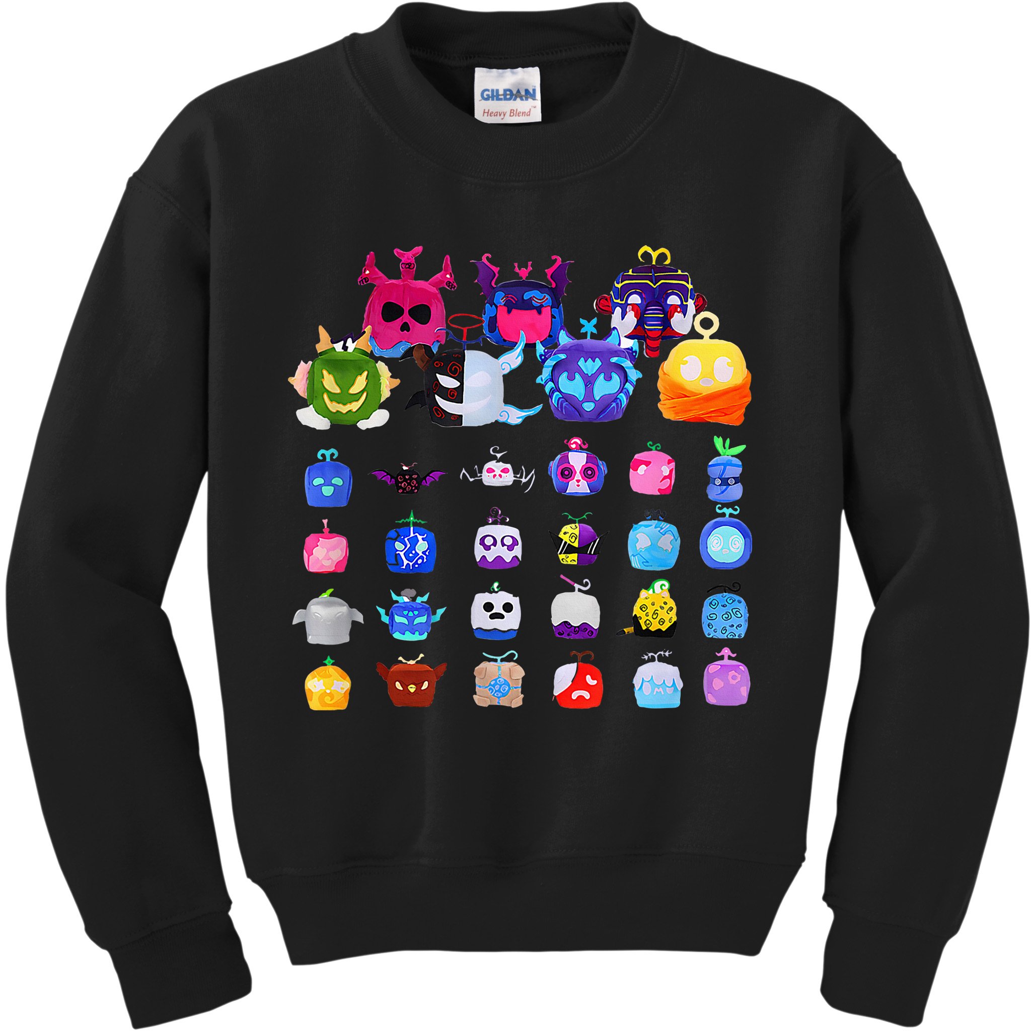 Game Blox Fruits Kids Sweatshirt