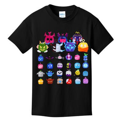 Game Blox Fruits Kids T-Shirt