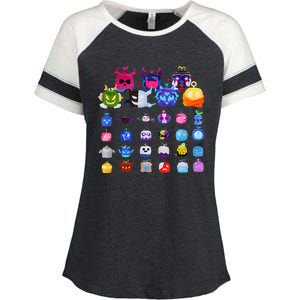 Game Blox Fruits Enza Ladies Jersey Colorblock Tee