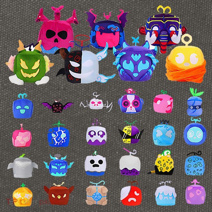 Game Blox Fruits Cotton Canvas Backpack