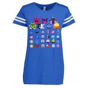 Game Blox Fruits Enza Ladies Jersey Football T-Shirt