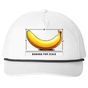 Go Bananas For This Banana For Scale Funny Snapback Five-Panel Rope Hat