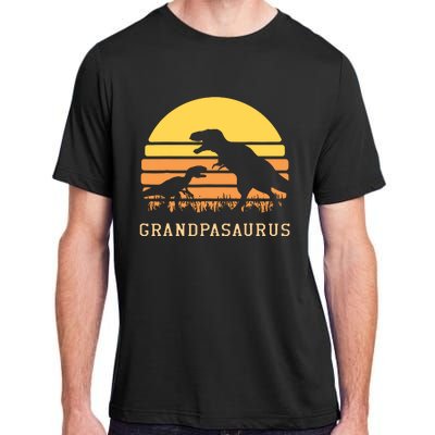 Grandpasaurus Best Grandpa Ever Grandparent Dino Lover Adult ChromaSoft Performance T-Shirt