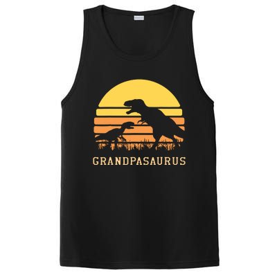 Grandpasaurus Best Grandpa Ever Grandparent Dino Lover PosiCharge Competitor Tank