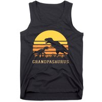 Grandpasaurus Best Grandpa Ever Grandparent Dino Lover Tank Top