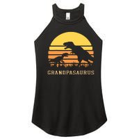 Grandpasaurus Best Grandpa Ever Grandparent Dino Lover Women’s Perfect Tri Rocker Tank