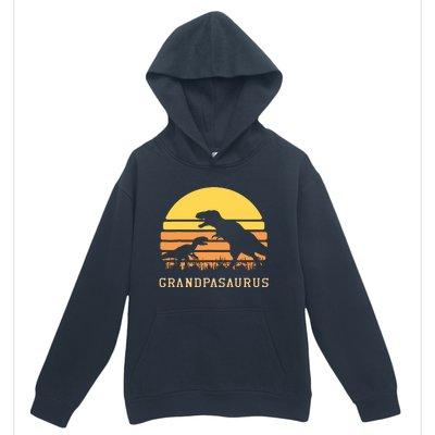 Grandpasaurus Best Grandpa Ever Grandparent Dino Lover Urban Pullover Hoodie