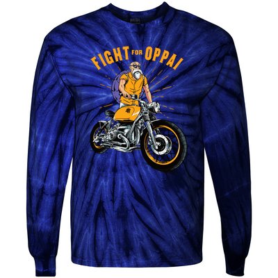 Grandpa Biker Tie-Dye Long Sleeve Shirt