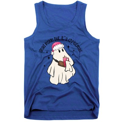 Groovy Boojee Ghost Dead Inside But Its Christmas Holiday Gift Tank Top