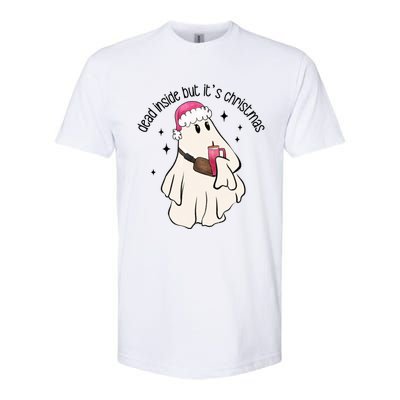 Groovy Boojee Ghost Dead Inside But Its Christmas Holiday Gift Softstyle CVC T-Shirt