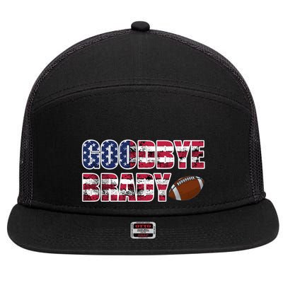 Goodbye Brady 7 Panel Mesh Trucker Snapback Hat