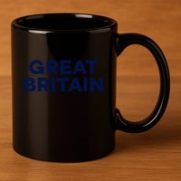 Great Britain 11oz C Handle Ceramic Mug