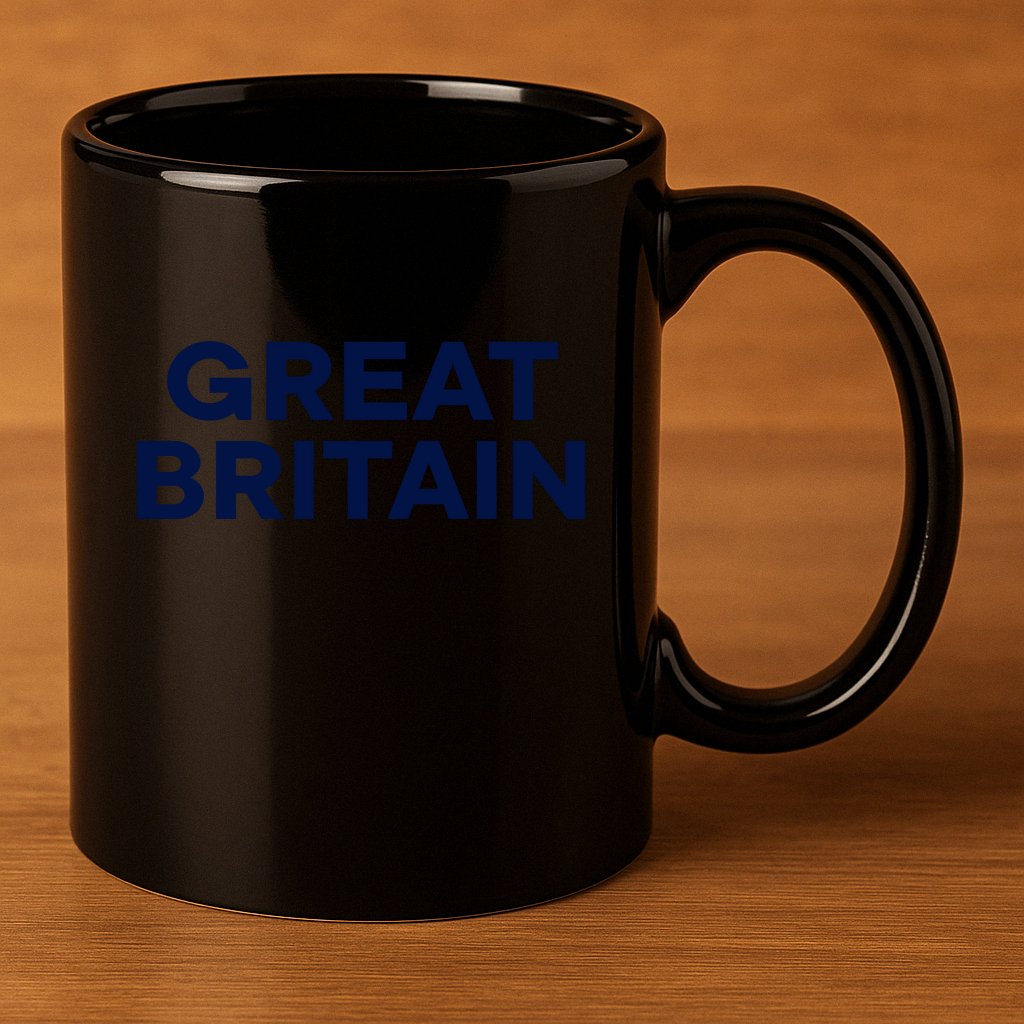 Great Britain 11oz C Handle Ceramic Mug