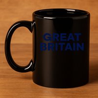 Great Britain 11oz C Handle Ceramic Mug