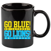 Go Blues Go Lions On Sunday Football Fan 11oz C Handle Ceramic Mug