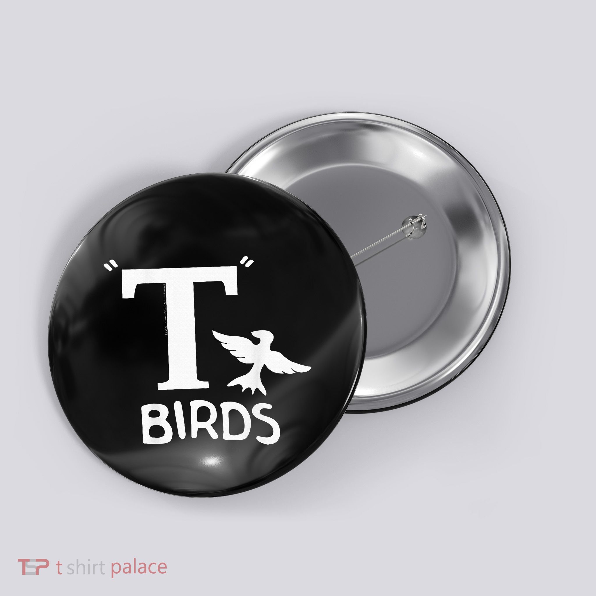 Grease Birds Button
