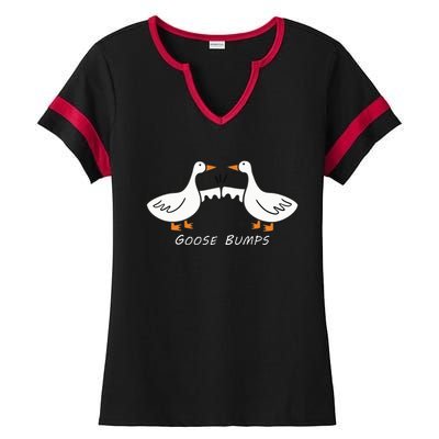 Goose Bumps Ladies Halftime Notch Neck Tee