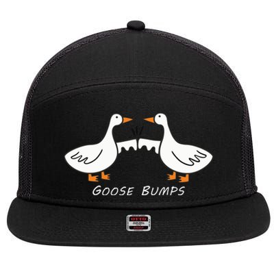 Goose Bumps 7 Panel Mesh Trucker Snapback Hat