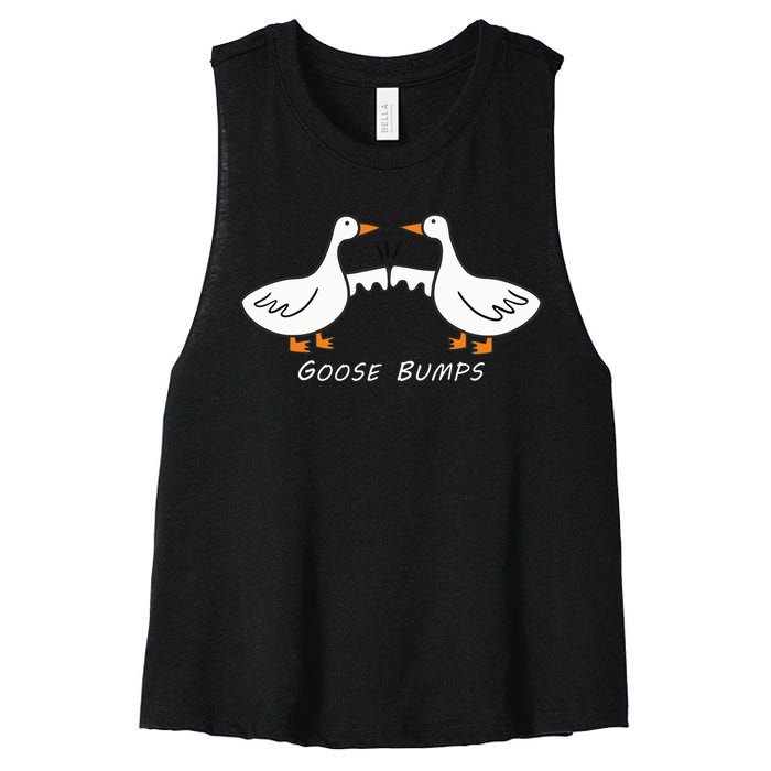 Goose Bumps Women's Racerback Cropped Tank