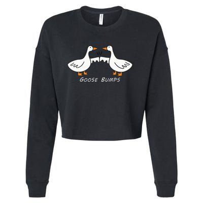 Goose Bumps Cropped Pullover Crew