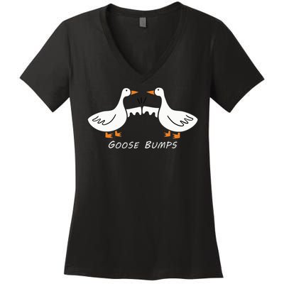 Goose Bumps Women's V-Neck T-Shirt