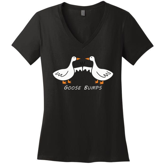 Goose Bumps Women's V-Neck T-Shirt