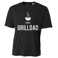 Grilldad Barbecue Grill Daddy Master BBQ Smoker Chef Dad Cooling Performance Crew T-Shirt