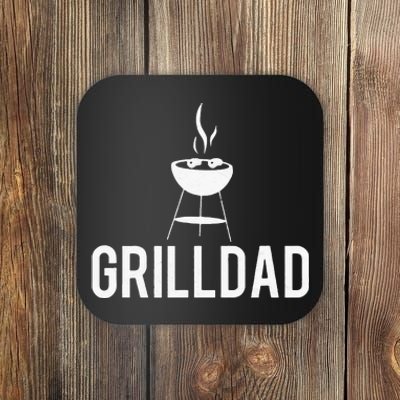 Grilldad Barbecue Grill Daddy Master BBQ Smoker Chef Dad Coaster